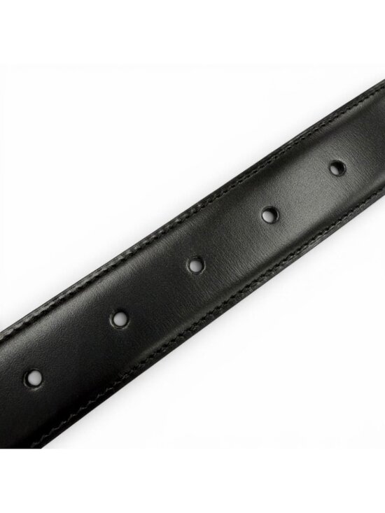 Cartier Must de Cartier Leather Reversible Belt Black Dark Brown Gold